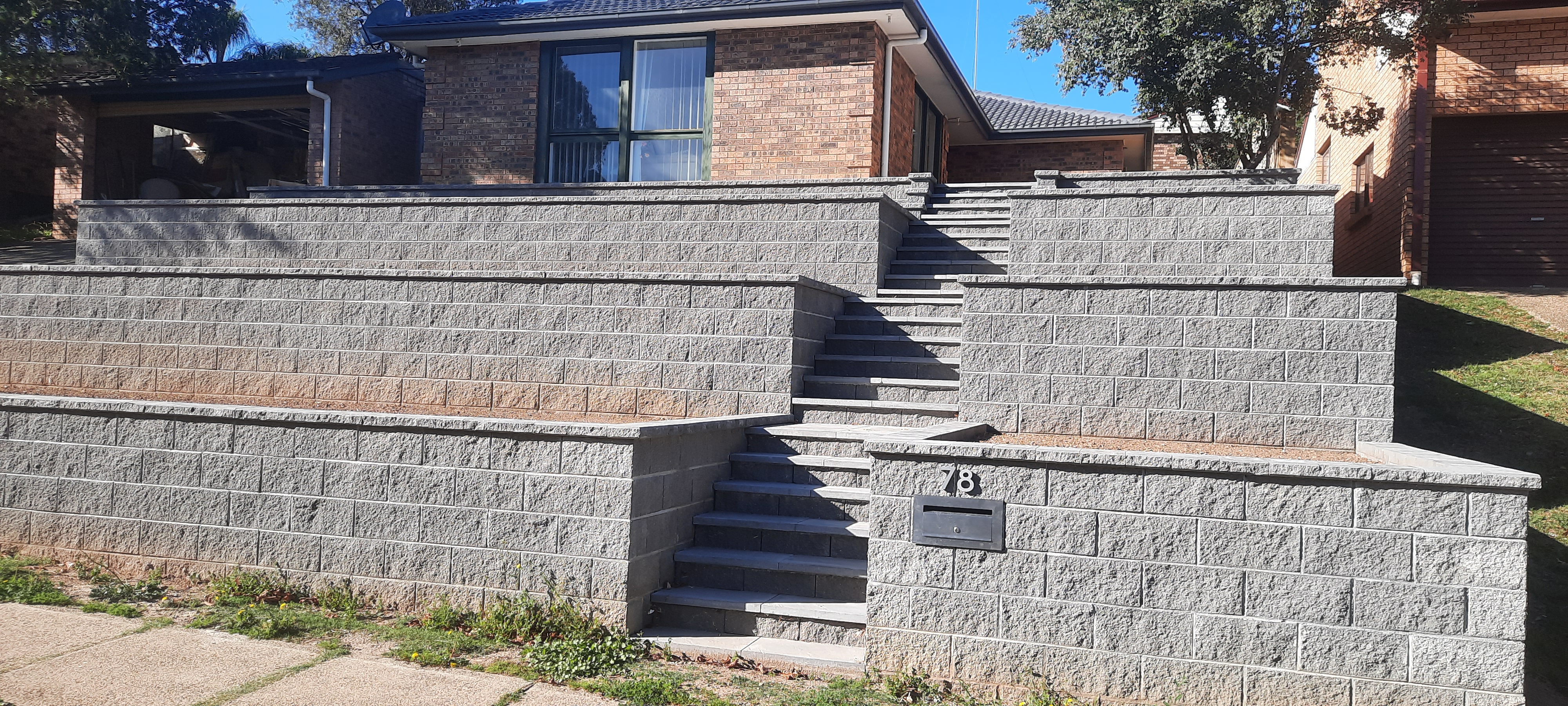 Enforced Retaining Wall